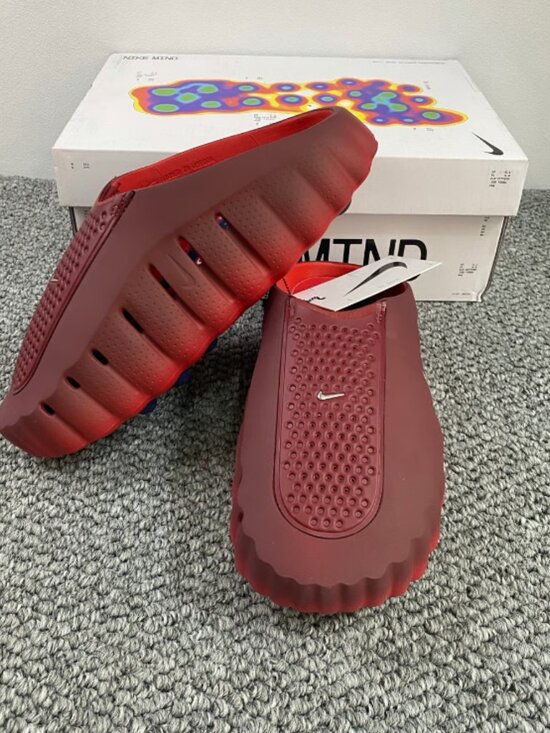 Nike mind 001 Red Gradient Slide with Silver Swoosh main image 5